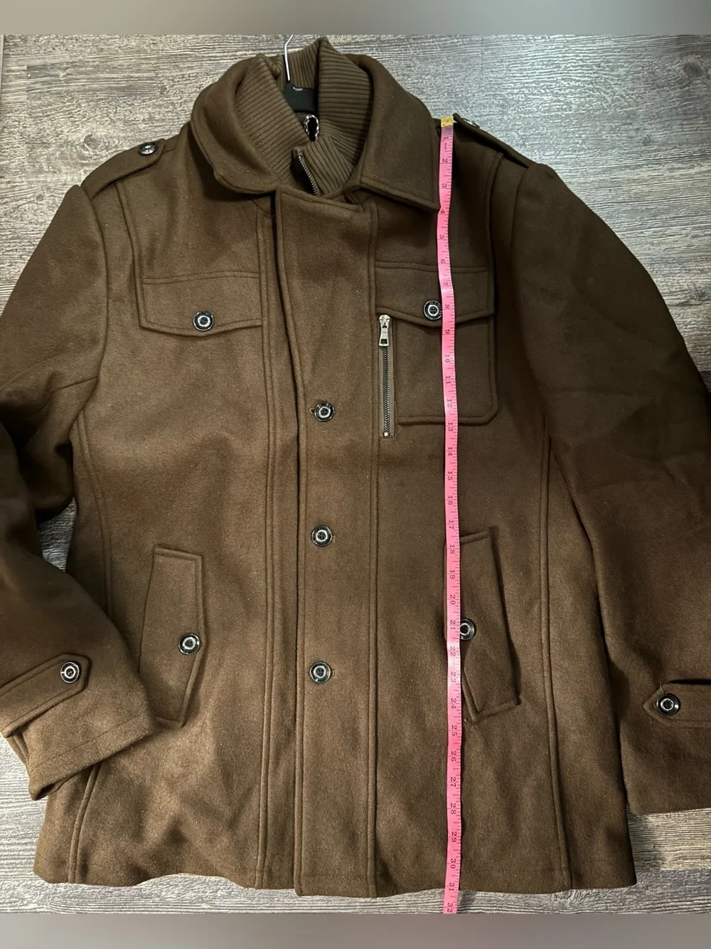 Heavyweight Fleece Double-Faced with Detachable Front Double Collar & Zipper